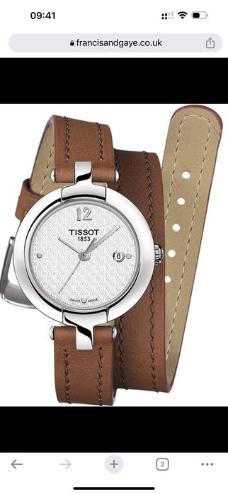 Тисот часовник нов