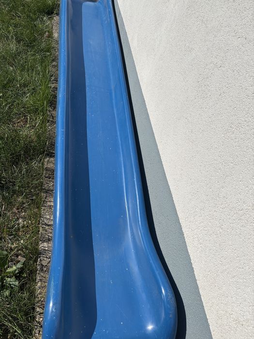 Tobogan cu pereti de protectie, lungime 3 M, albastru