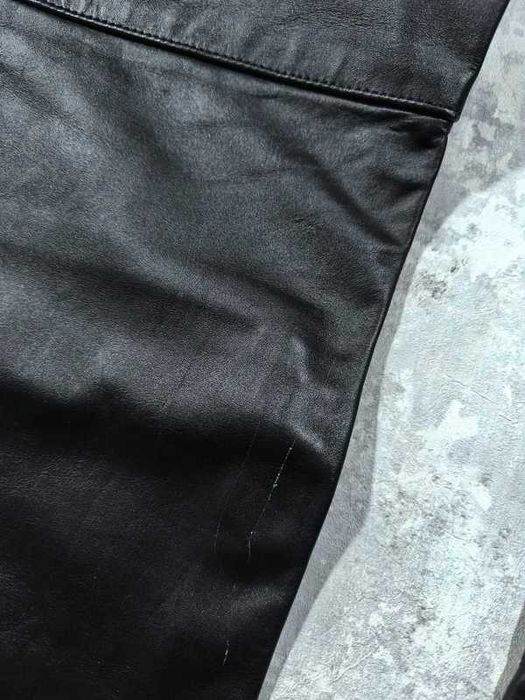 pantaloni moto piele