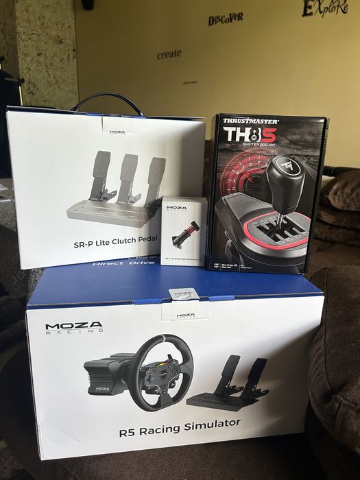 Moza R5 Bundle + Shifter