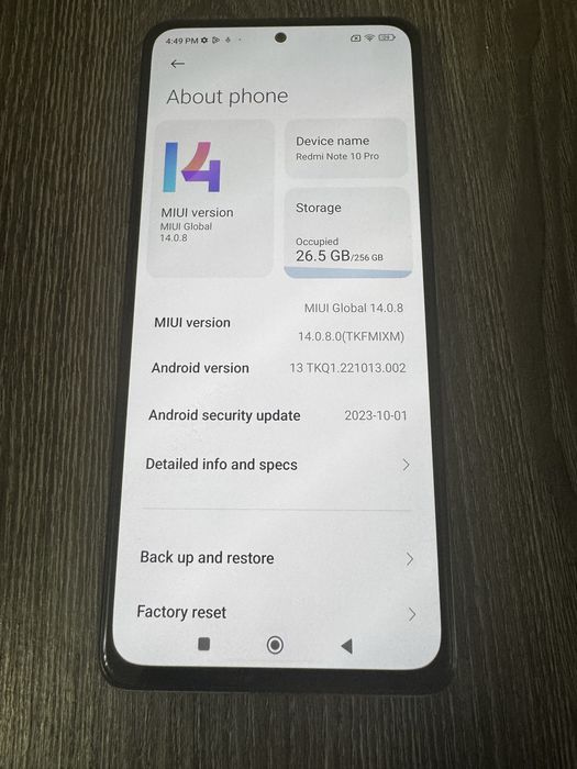 Смартфон Xiaomi Redmi Note 10 Pro 8/256