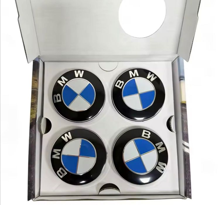 Capace embleme fixe sau rotative BMW 56mm 68mm 74mm 82mm Alb Albastru Negru