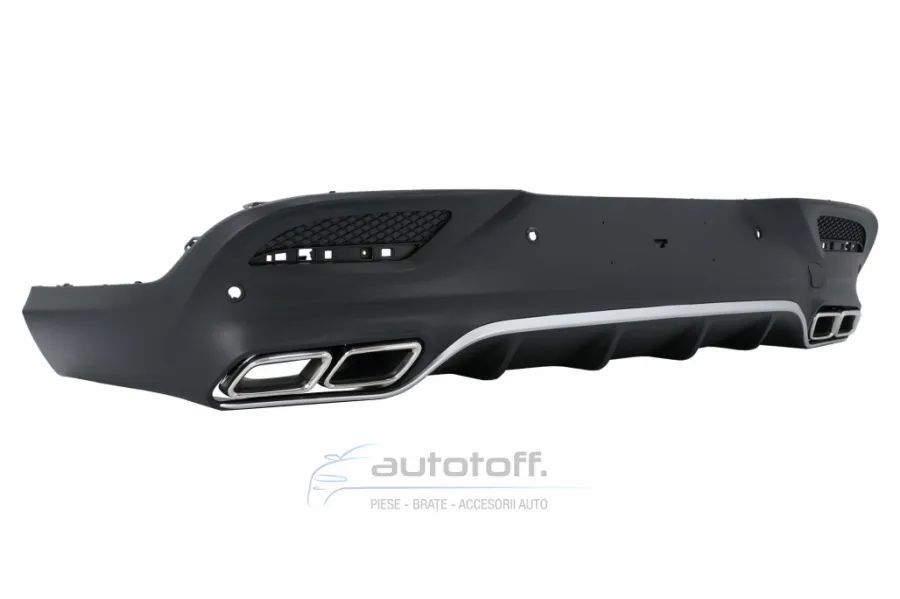 Difuzor bara spate compatibil Mercedes GLE Coupe C292 (2015-2019) GLE 63 AMG Chrome