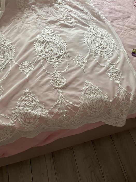 Тюль цвета айвори