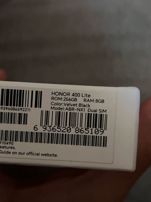 Honor 400 lite sigilat
