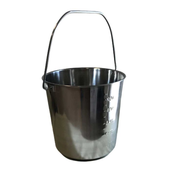 Galeata din inox capacitate 10 litri