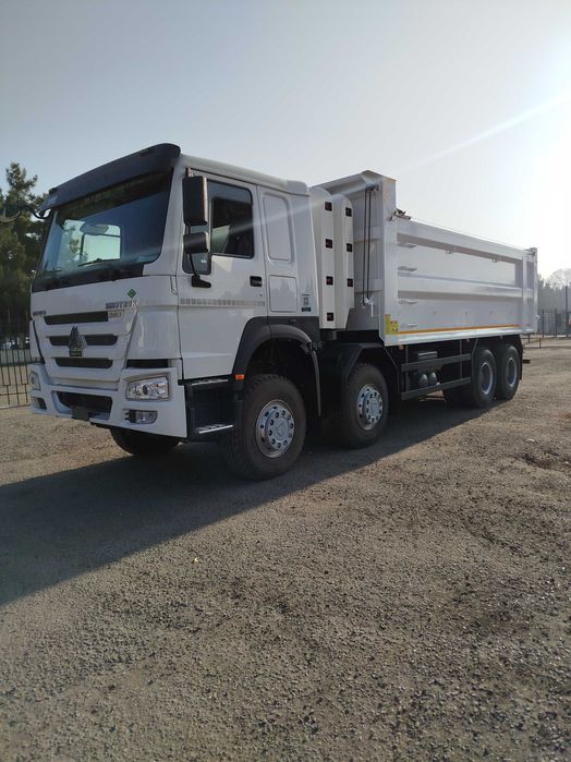 Автосамосвал Howo 8x4 на метан газе 40 тонна   новый счет справка