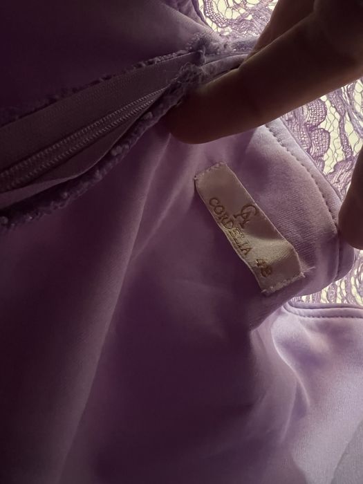 Фиолетовое платье L- Xl 48 рр