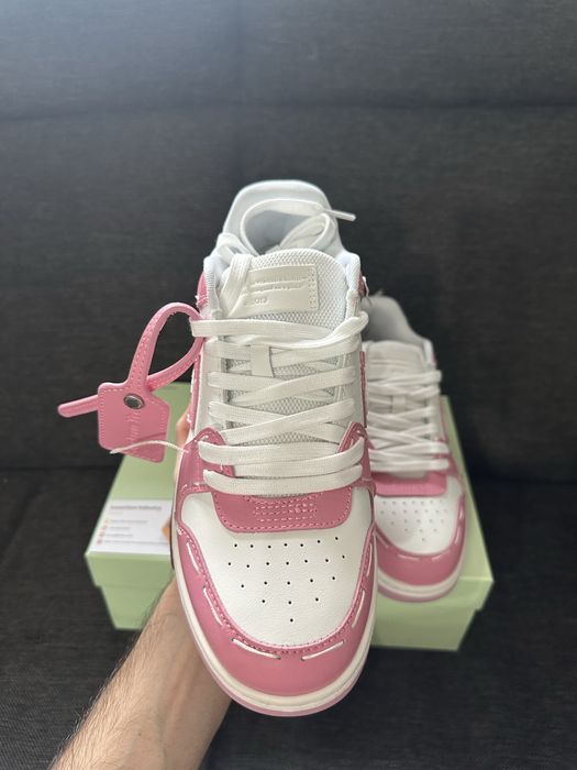 Off-White Out of Office Sartorial Stitching White Pink