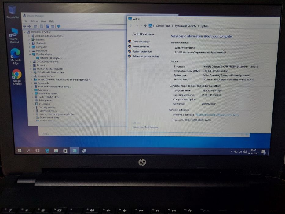 Laptop Hp Pavilion Celeron N3060