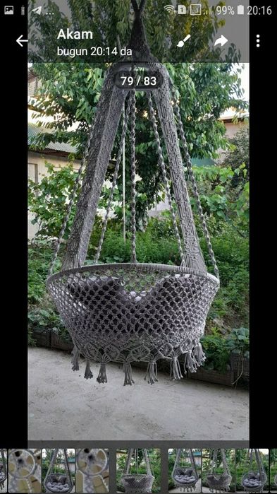 Makramel kachela sotiladi ipdan tõqilgan zakaz olamiz.Har him razmerda