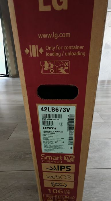 LG 42LB673V — Smart TV 42" Cinema 3D | webOS | IPS