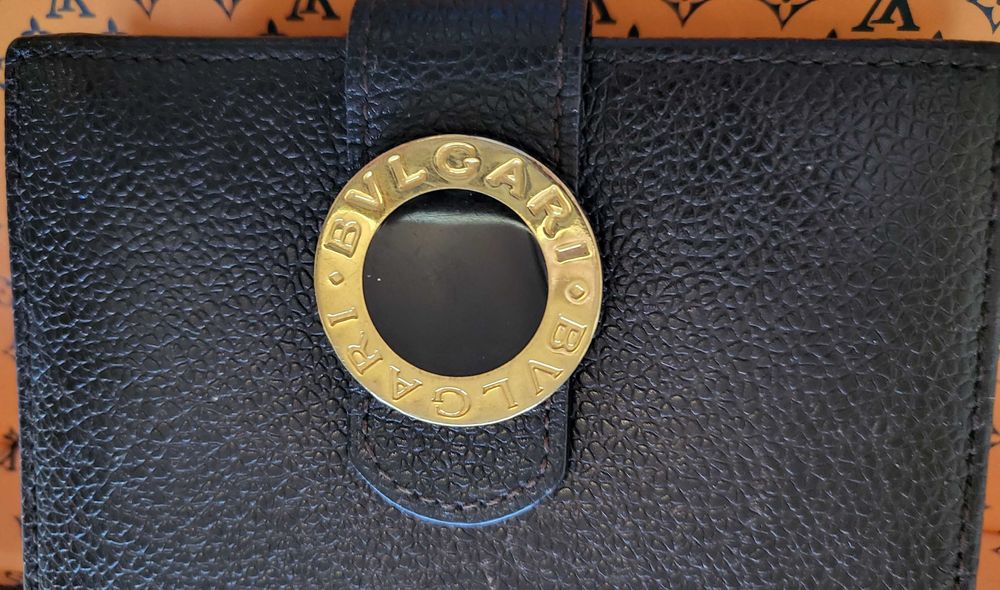 BVLGARI оригинален дамски/унисекс портфейл/портмоне ,естествена кожа