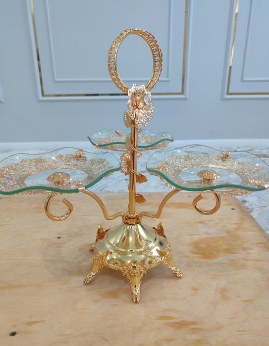 Мельхиор посуда золото