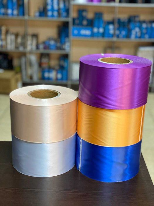 Рангли Сатин Нейлон ва риббонлар оптом нархда