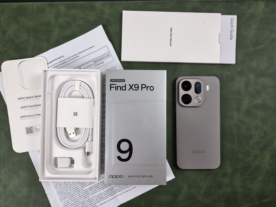 Oppo Find X9 Pro 512Gb гаранция Yettel