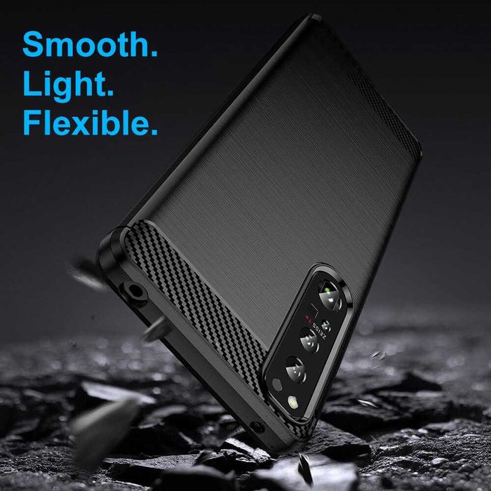 Kалъф кейс гръб Carbon за Sony Xperia Sony Xperia 1 5 10 II III IV V