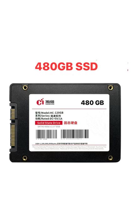 SSD 480GB запечатанные в количестве ссд для ноутбуков и компьютеров