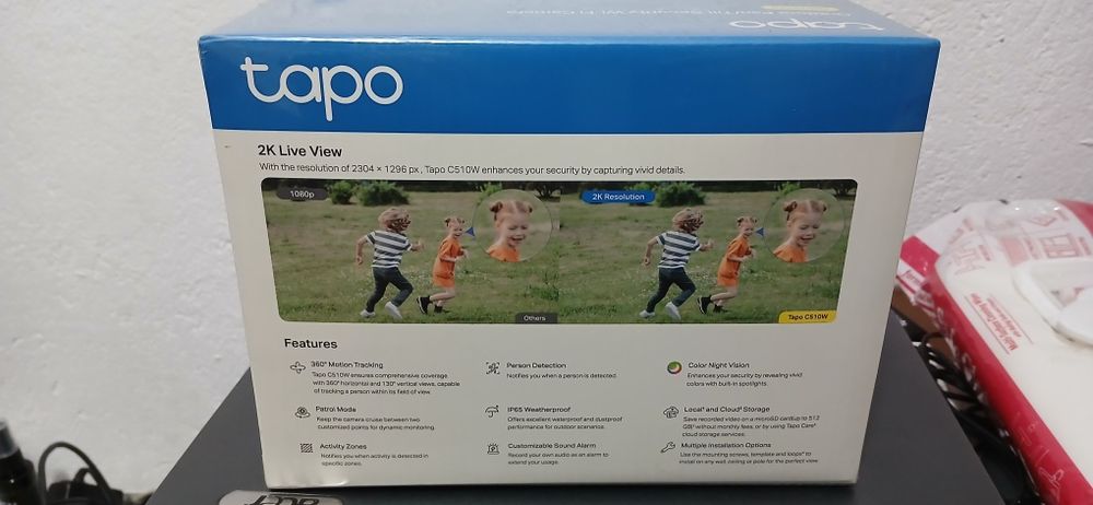 Cameră de exterior rotativă TP-Link Tapo C510W Noua/Sigilata