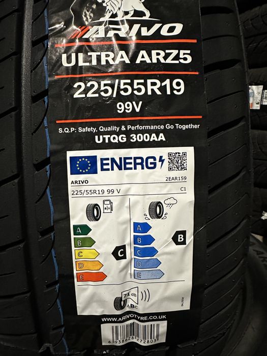 Нови летни гуми ARIVO ULTRA ARZ5 225/55R19 99V НОВ DOT БОРД 2255519