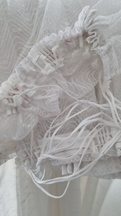 Перде Бяло Размер 110см на 330см