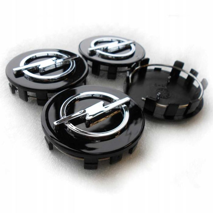 Capace Roti Sigle Embleme Jante Opel 59MM / 64MM , Emblema Negru/Gri
