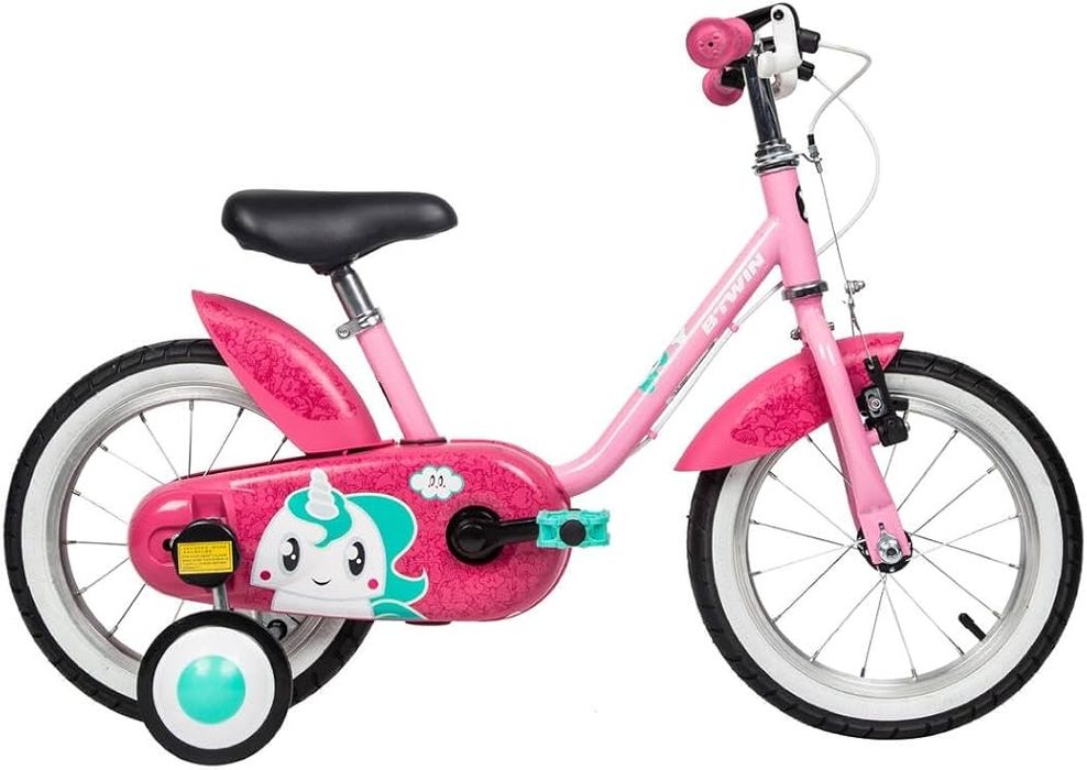 Bicicleta 14 inch roti ajutătoare Btwin 500