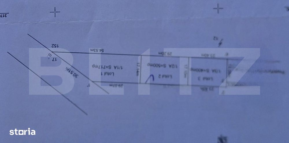 Teren de vanzare, 717 mp, zona Cernele