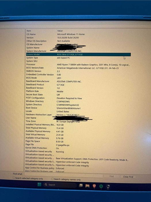 Asus ROG Strix G713QE
