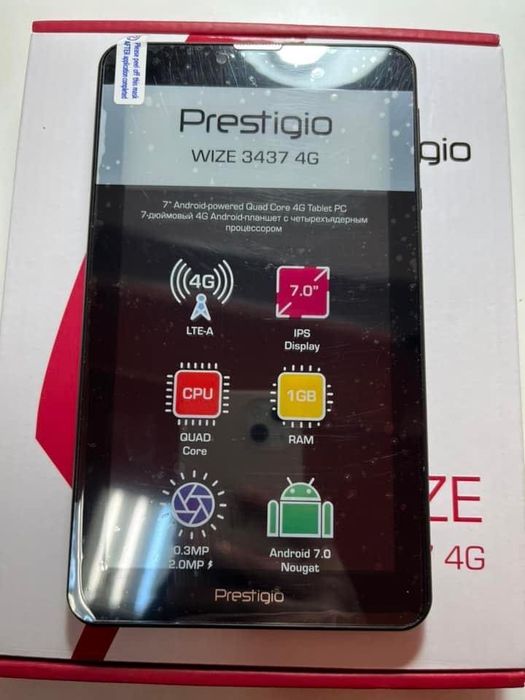 Чисто нов таблет Prestigio Wize 3437 4G