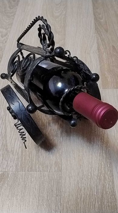 Suport vin din fier forjat