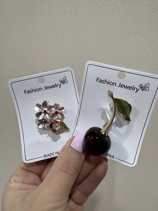 Брошь титан в наличии