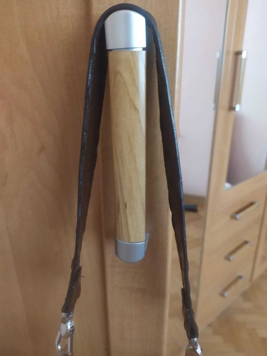 Дамска чанта, кафява с дълги дръжки