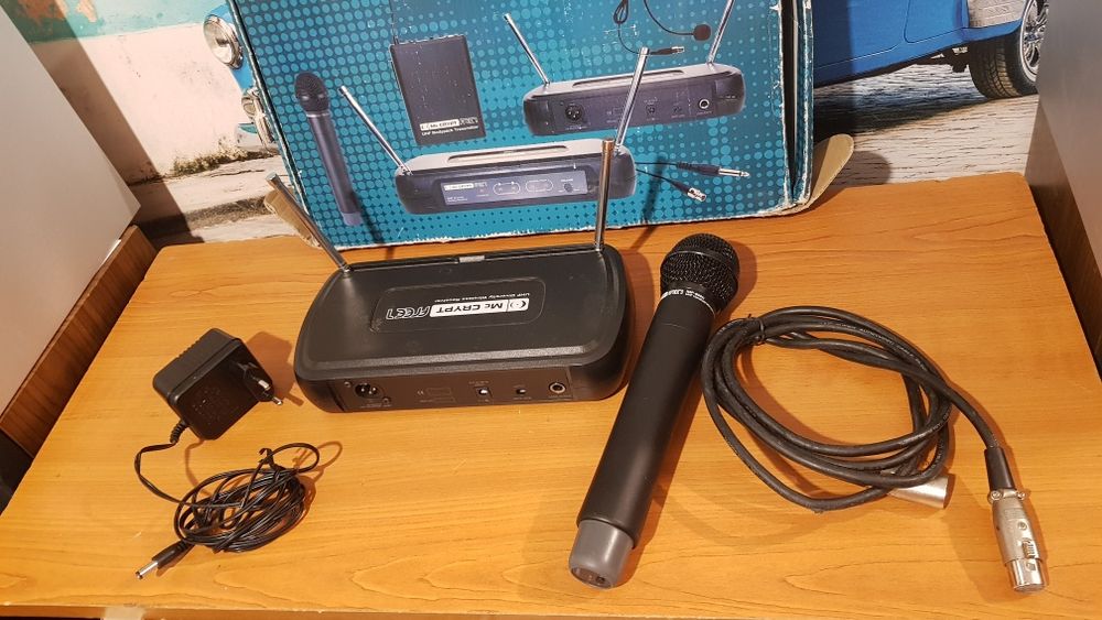 Microfon wireless - fara fir Mc Crypt Free 1 - ca Shure AKG Sennheiser