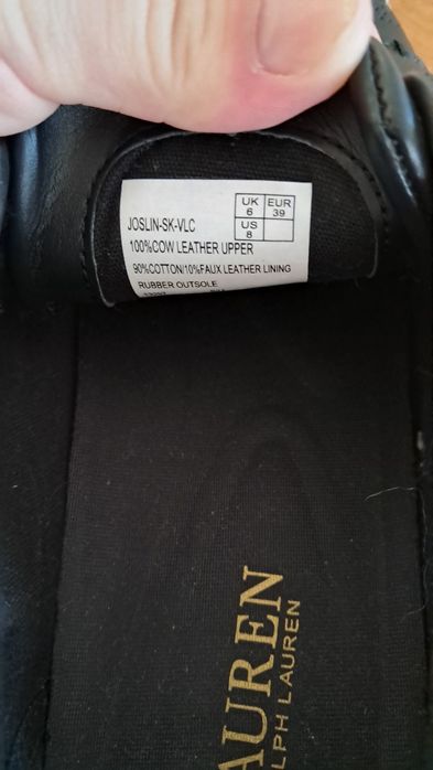 Papuci din piele Ralph Lauren