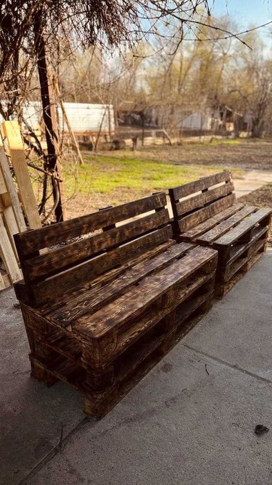 Лавки из поддонов