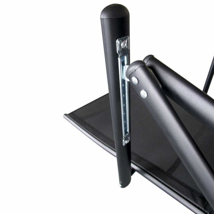 Scaun pliabil terasa/gradina ,56 x 69 x 103 cm, culoare gri inchis