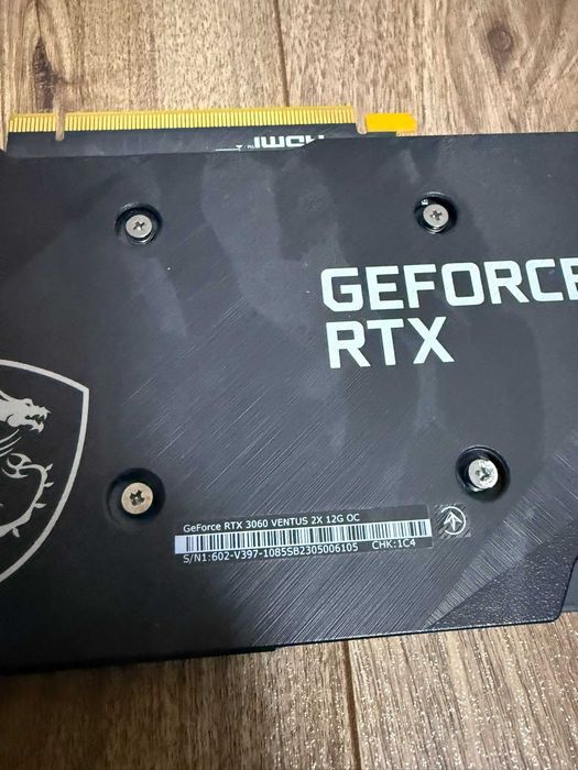 Placa video MSI Nvidia RTX 3060 12 gb vram