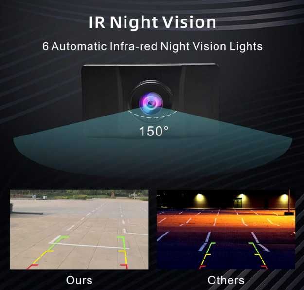 MHCABSR комплект WiFi камера за заден ход с монитор, 4.3-инчов монитор