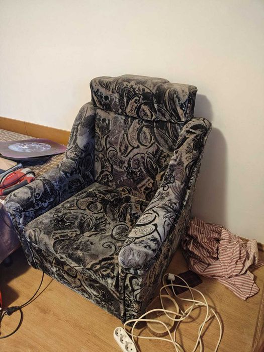 fotoliu material textil
