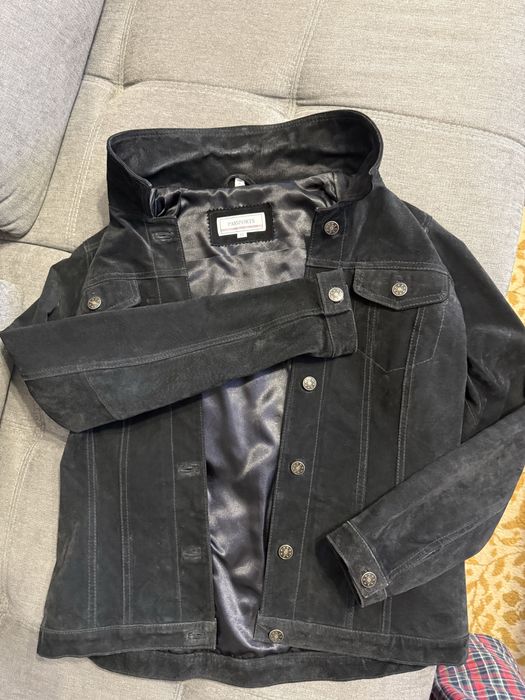 Geaca piele intoarsa dama