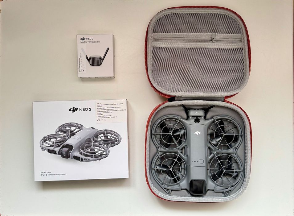 Dji Neo 2 drone with digital transceiver