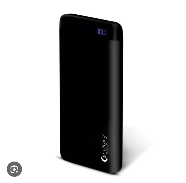 Baterie externă Cellara negru mat 10.000 mAh