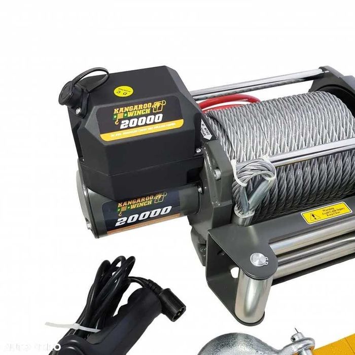 Troliu profesional KANGAROO WINCH K20000E lbs(trage 9090 kg) la 24V