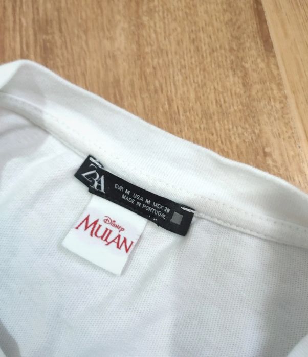 Tricou dama Zara Disney Mulan mărimea M