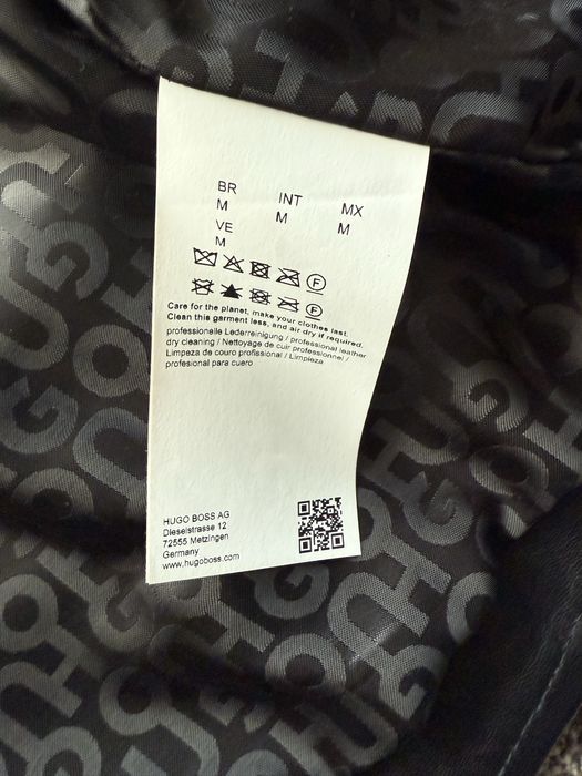 Кожено яке Hugoboss, размер М