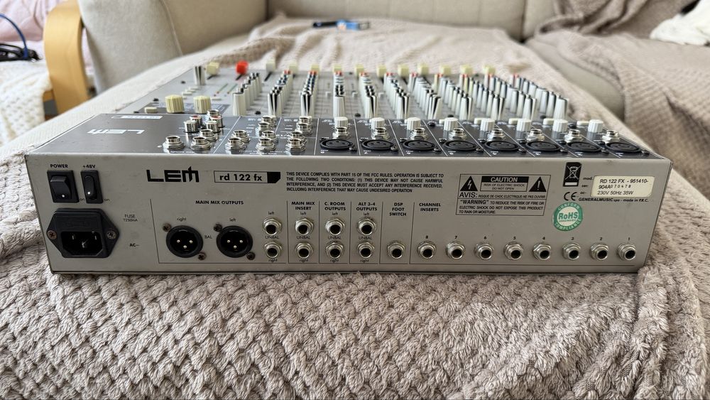 Mixer Audio Analogic LEM RD 122 FX – Procesor Efecte 24-bit