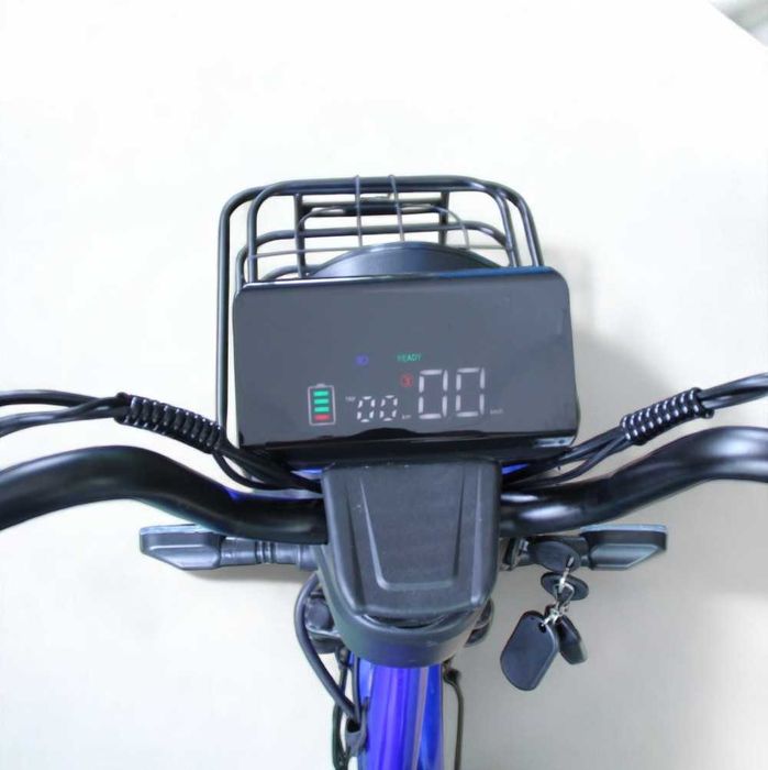 Електрически скутер с педали MaxMotors EBZ 20 1200W / 60V-72V / 28Ah - BLUE