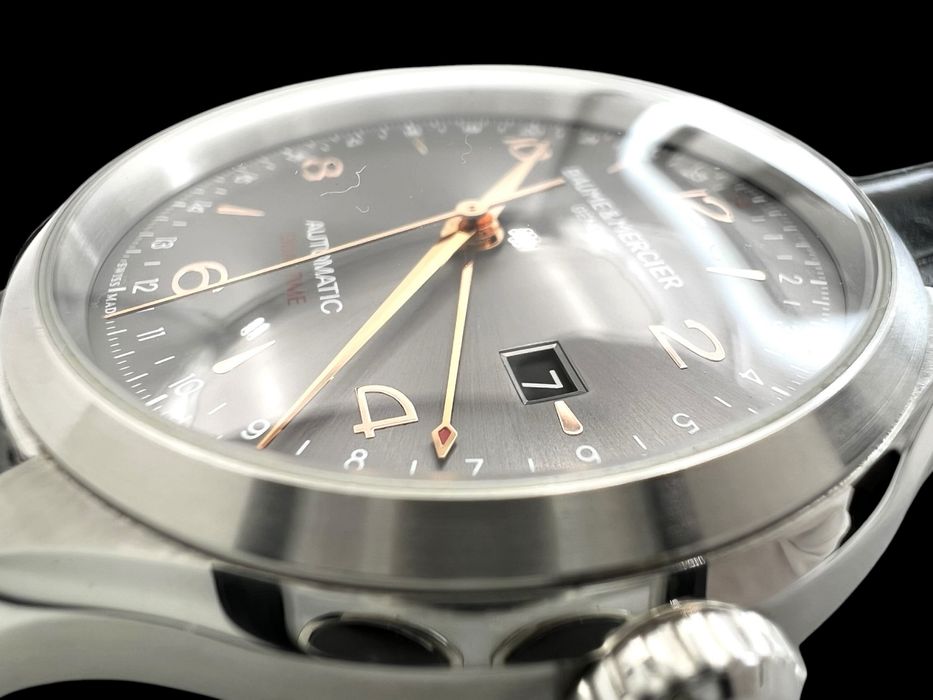 Baume & Mercier Clifton Automatic GMT – Anthracite Sunray Dial мъжки часовник