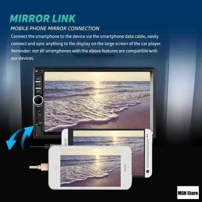 Touch Screen Multimedia Player Auto Bluetooth - Transport gratuit